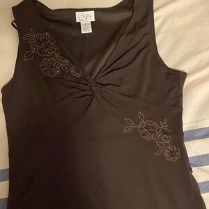 Ann Taylor Loft Beaded Vintage Dress